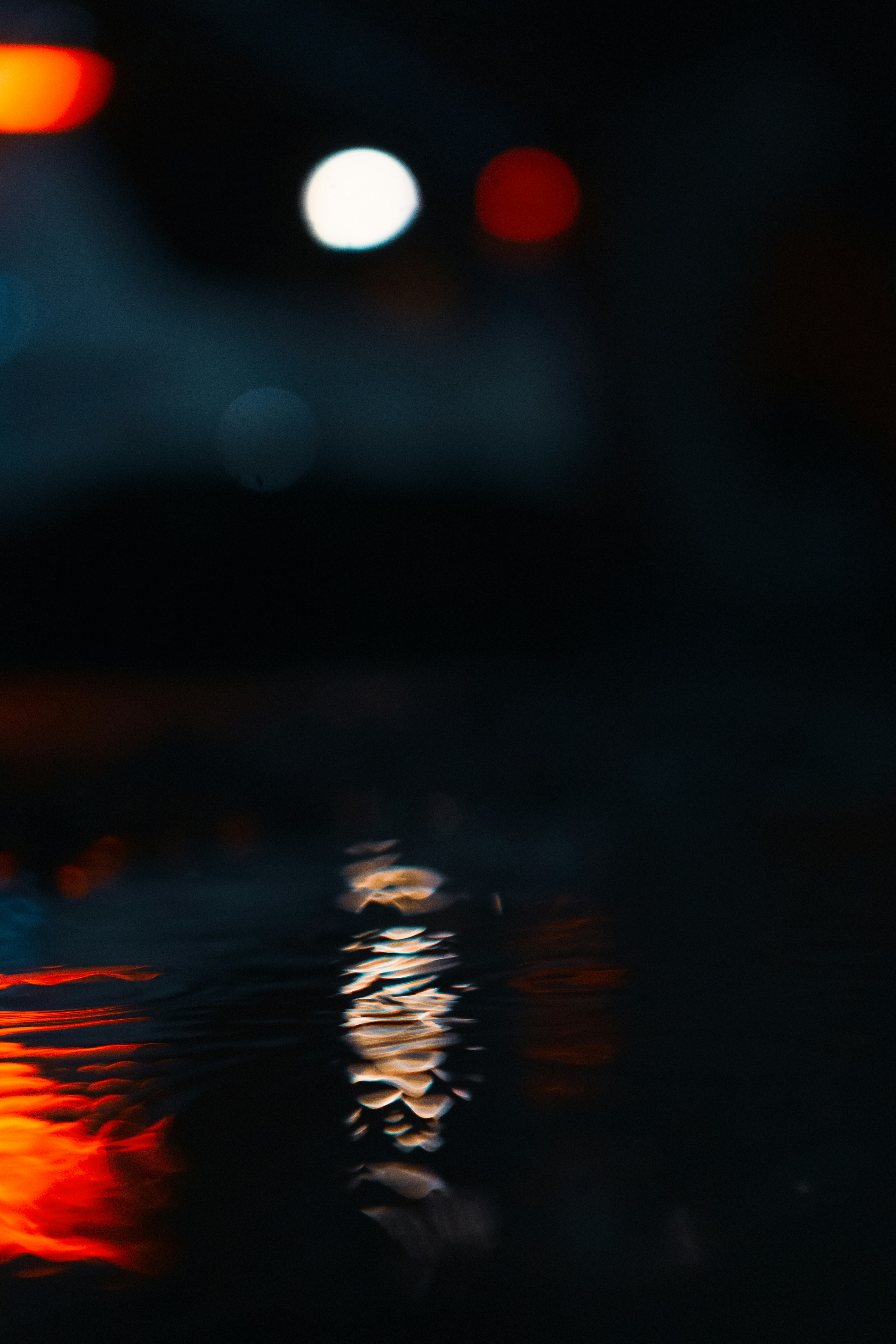 light on water